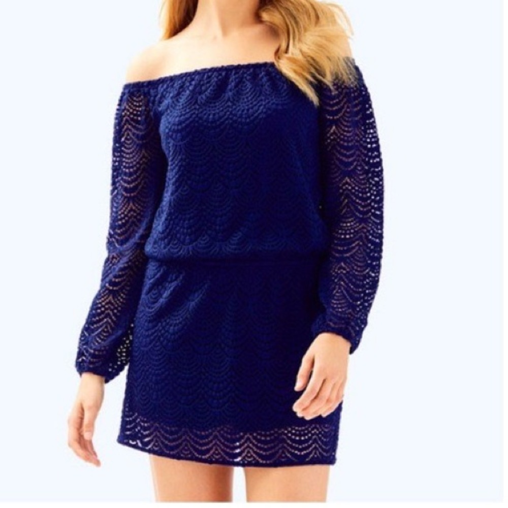 Lilly Pulitzer Navy Lana Skort Romper